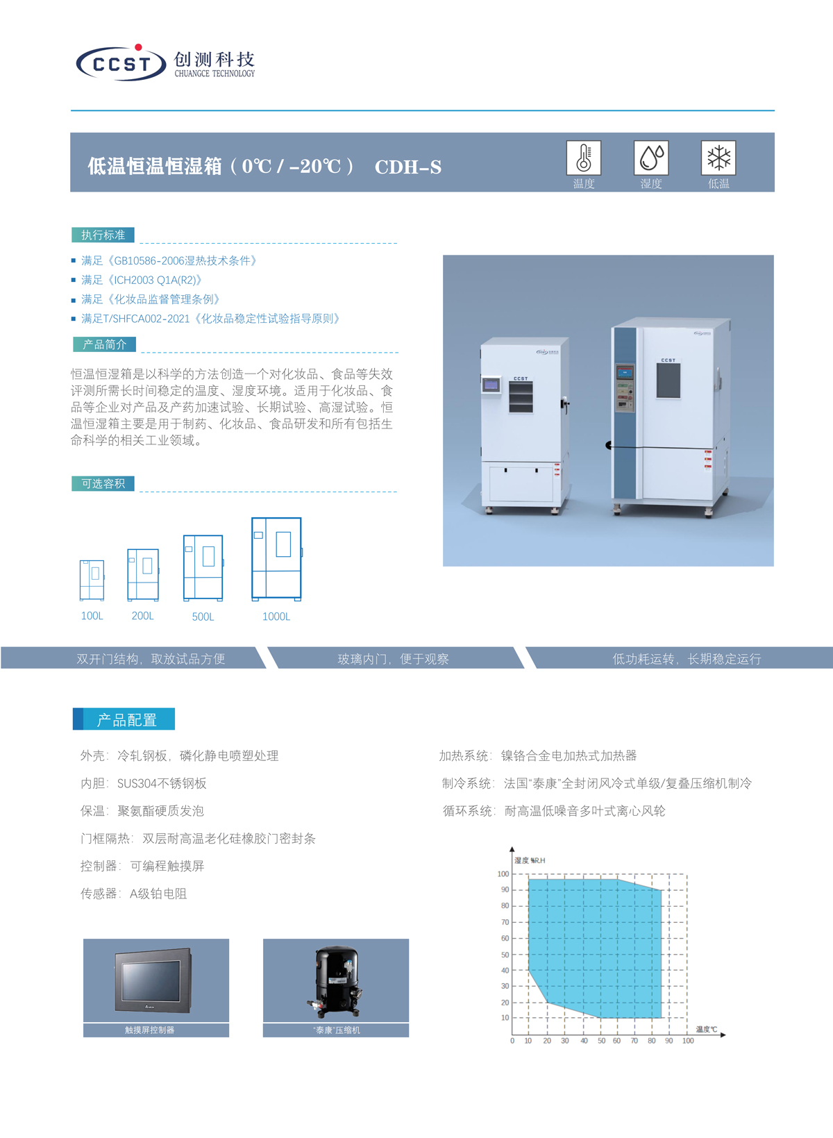 低温恒温恒湿箱产品特点